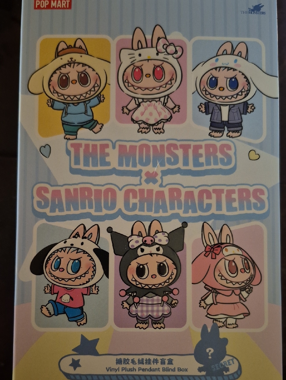 POP MART x Sanrio The Monsters Vinyl Plush Blind Box